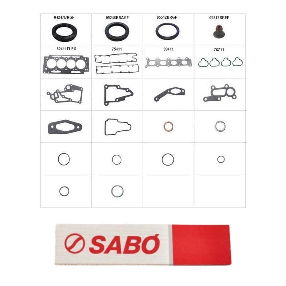 Jogo Junta Motor Retentores C4 C5 Xsara 307 308 406 407 408 807 2.0 16V 80411