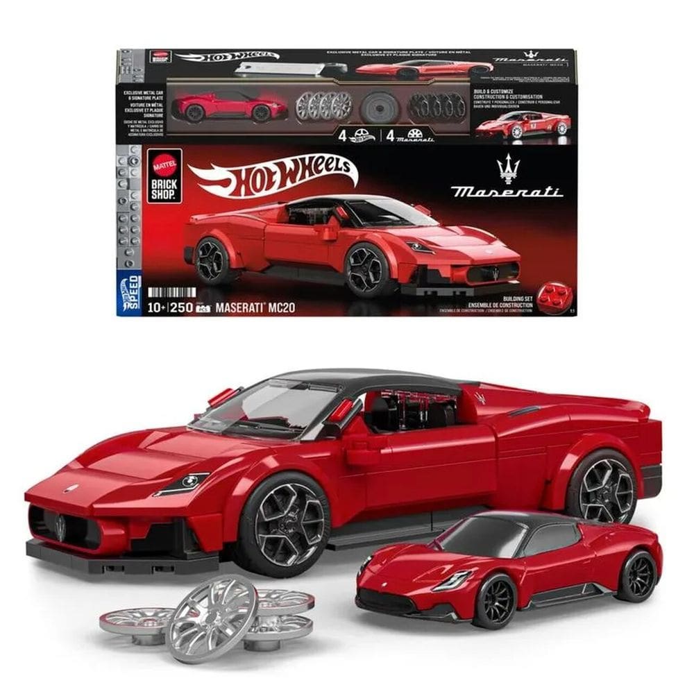 Carrinho Mega Hot Wheels Maserati MC20 Mattel - JRF90