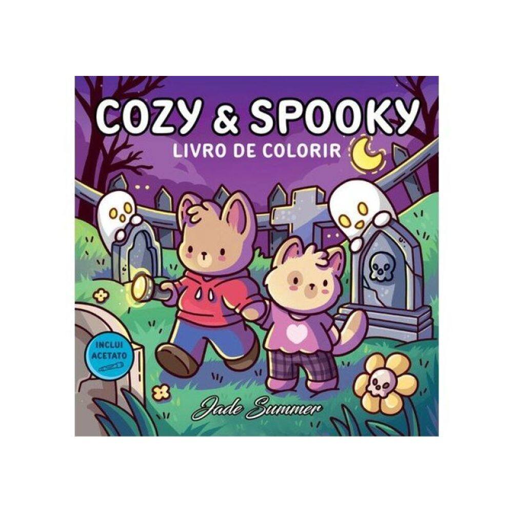Cozy & Spooky – Livro De Colorir