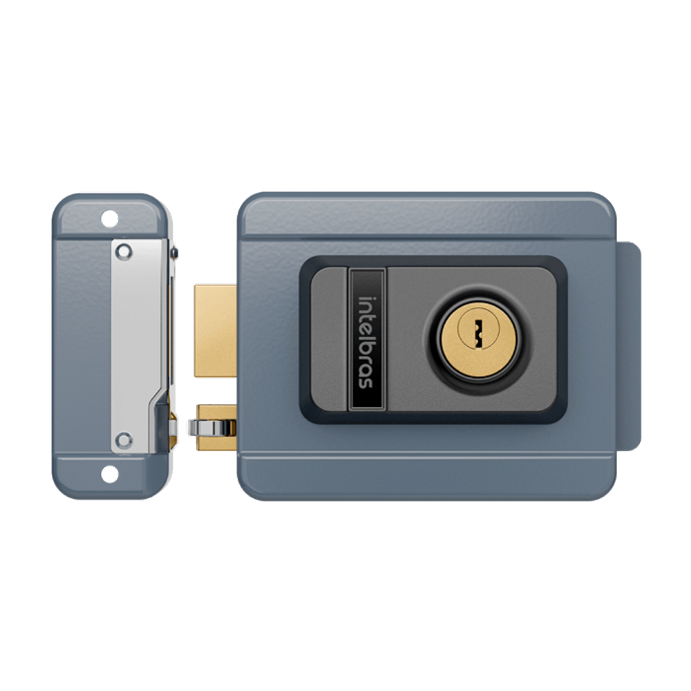 Fechadura Elétrica de Sobrepor FX 1500 Cinza Intelbras