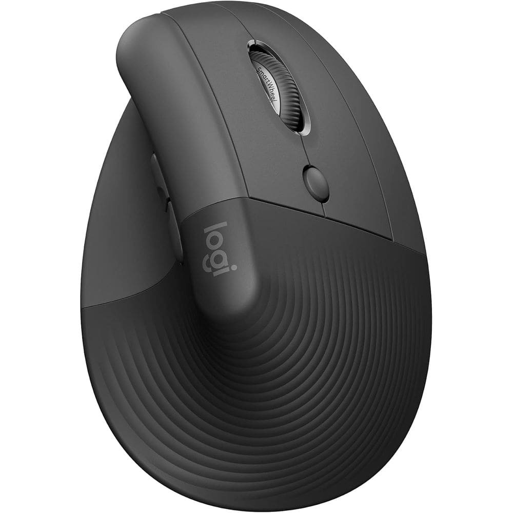 Mouse Logitech Lift Vertical Preto/rosa (910-006466)