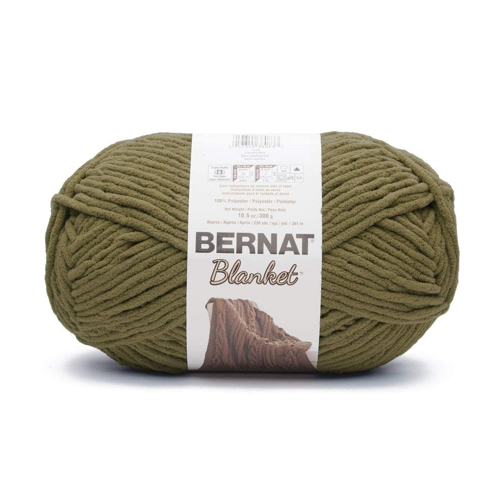 Manta de fios Bernat Olive 300g/201m