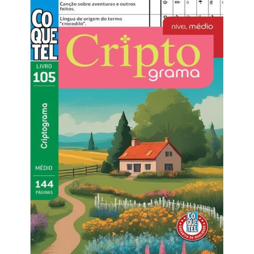 Livro Coquetel Criptograma 105