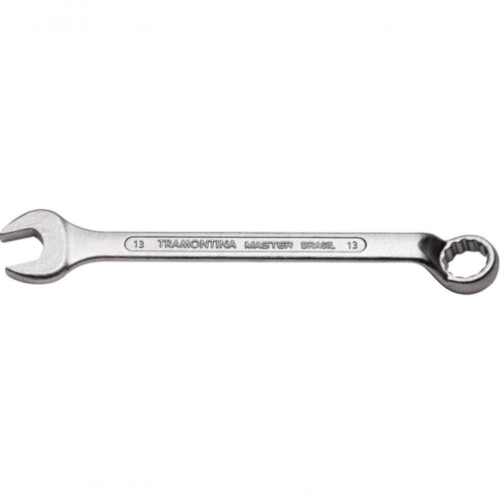 Chave Combinada Tramontina Master 13mm Com Pescoço Com Corpo Forjado Em Aço Especial Cromado