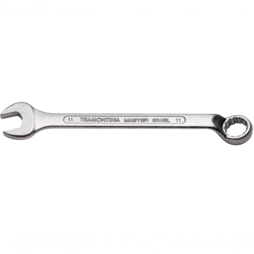 Chave Combinada Tramontina Master 11mm Com Pescoço Com Corpo Forjado Em Aço Especial Cromado