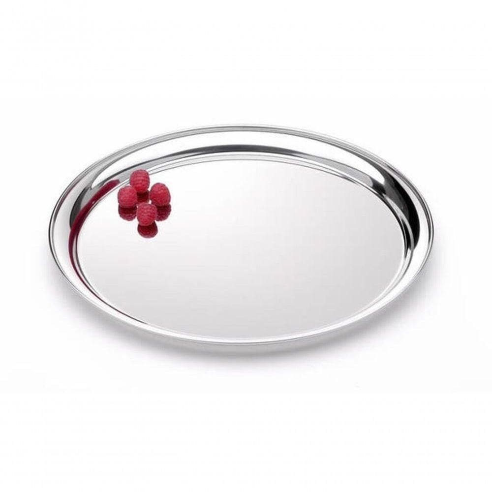 Bandeja Redonda Tramontina Service 45cm Em Aço Inox