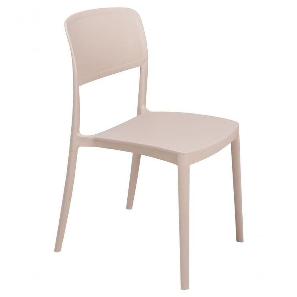 Cadeira Tramontina Marta Areia Em Polipropileno