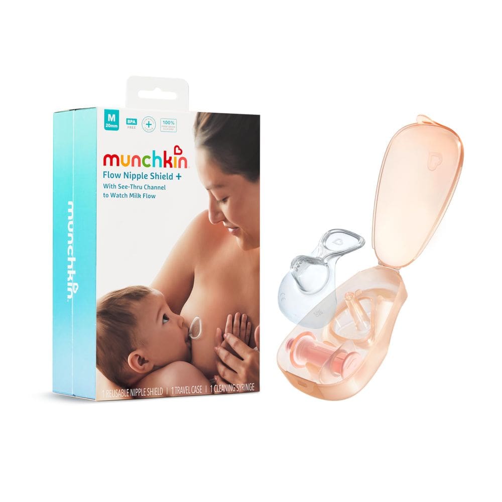 Protetor de mamilo Munchkin Flow com canal transparente de 20 mm