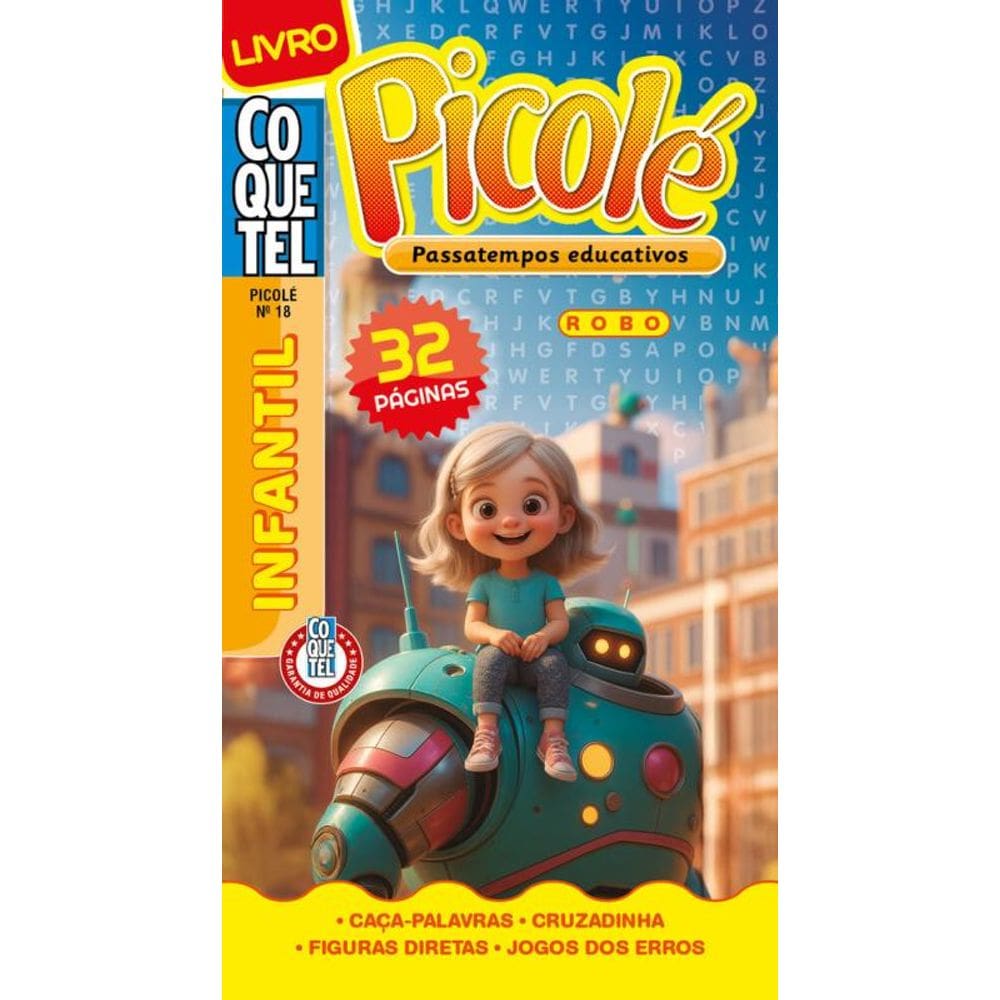 Livro Coquetel Picolé 18: Passatempos educativos