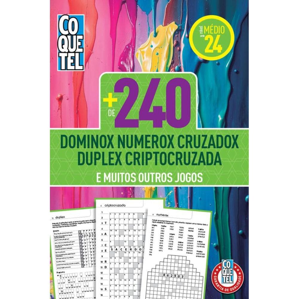 Livro Coquetel Mais de 240 Especiais Ed 24: Nível Médio