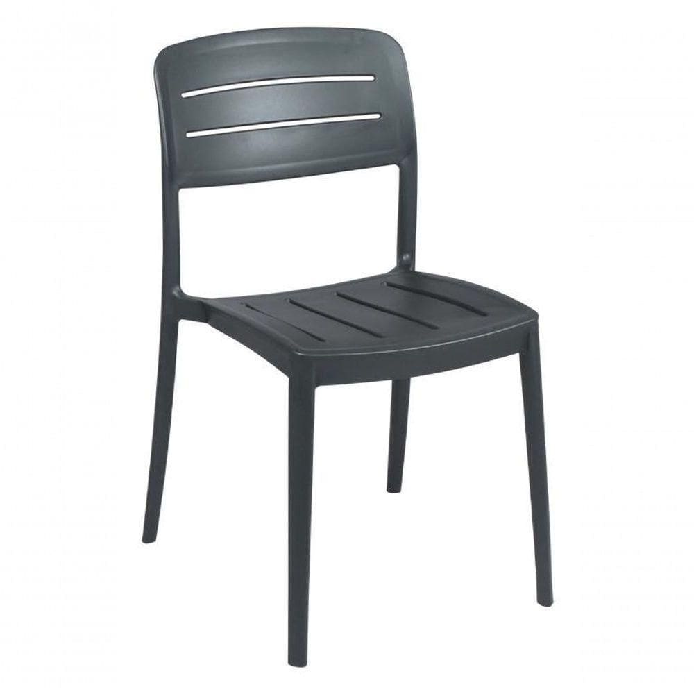 Cadeira Tramontina Amélia Em Polipropileno Grafite
