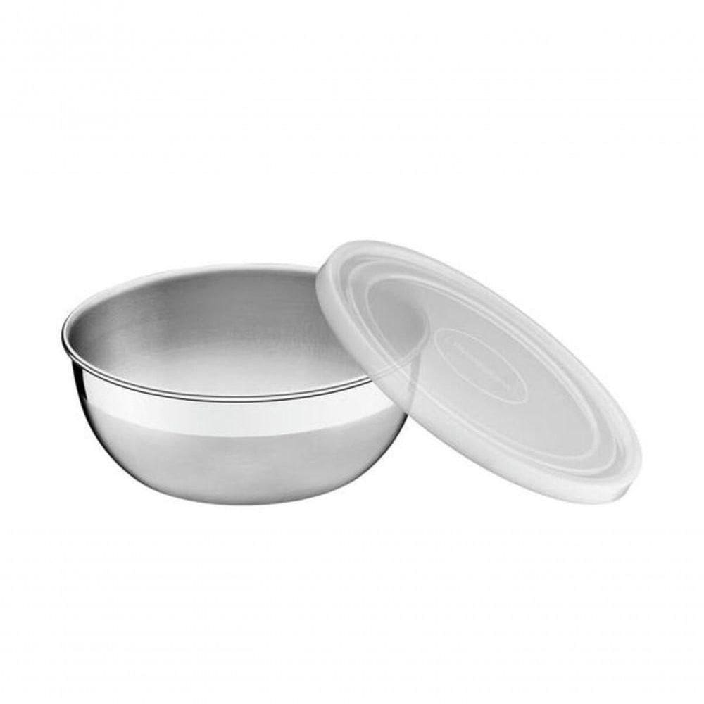 Pote Tramontina Freezinox Redondo Em Inox Com Tampa Plástica 2,9 Litros