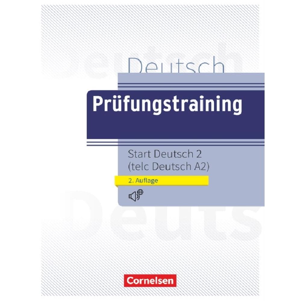 Prufungstraining Daf - A2 Telc Deutsch - Ubungsbuch Mit Audio- Und Losungs-Download - 2. Auflage 2022