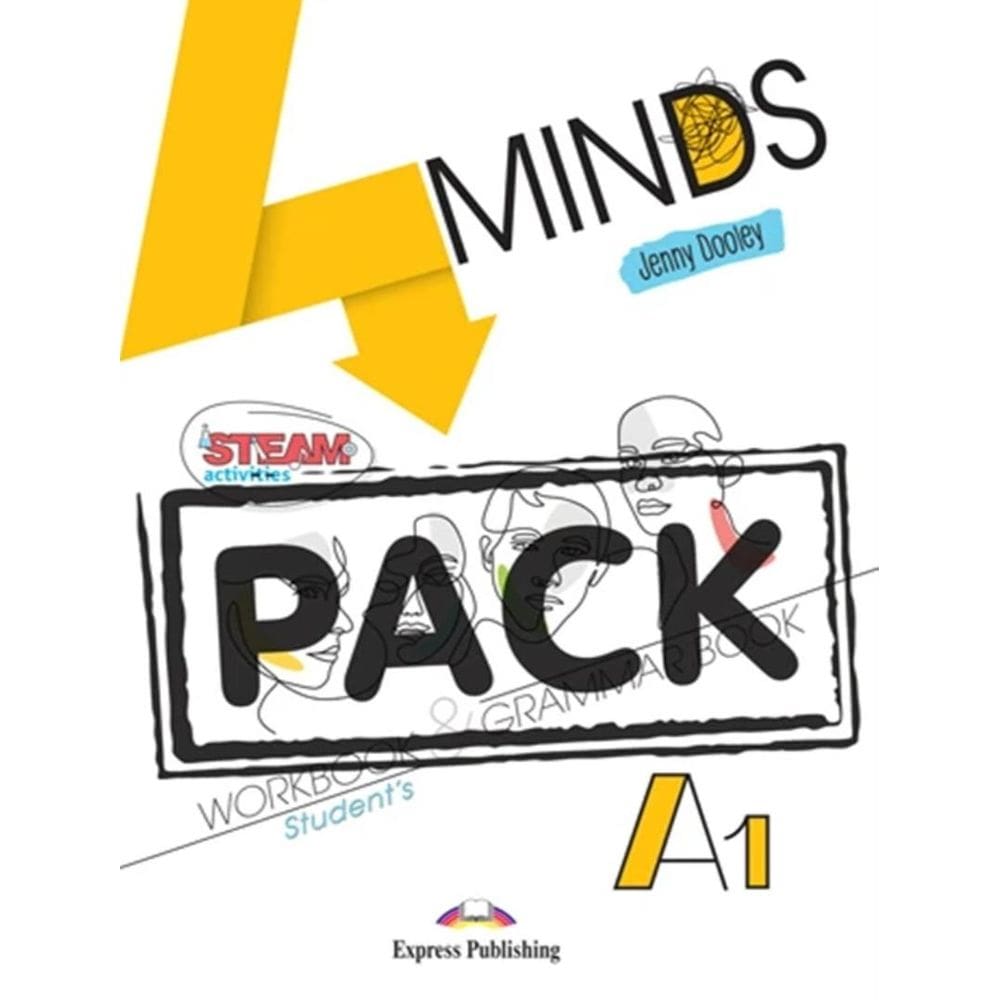 4 Minds A1 Workbook & Grammar Book Student´S With Digibook App (International)