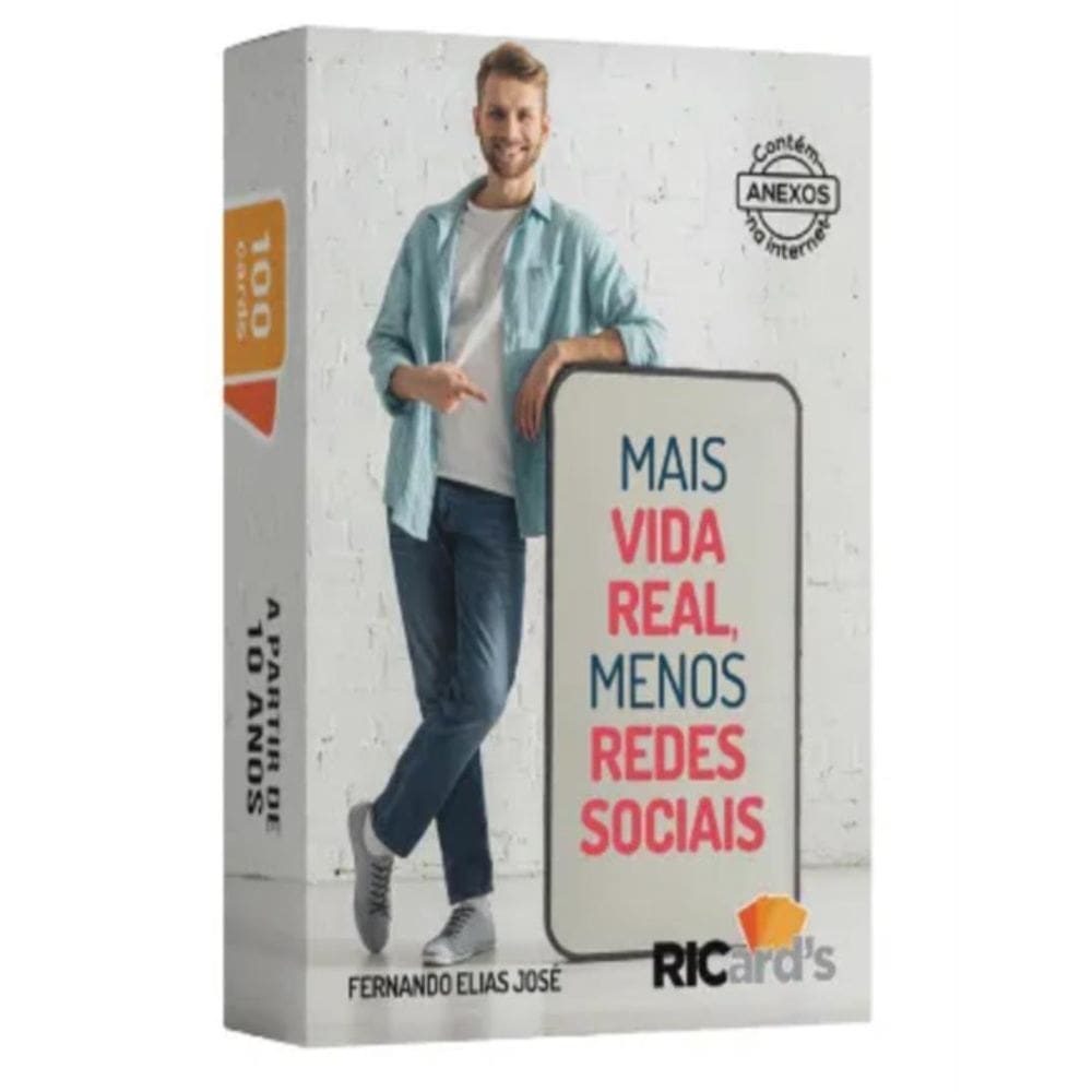 Mais Vida Real, Menos Rede Sociais - 100 Cards Para Voce Repensar Sua Rotina Digital