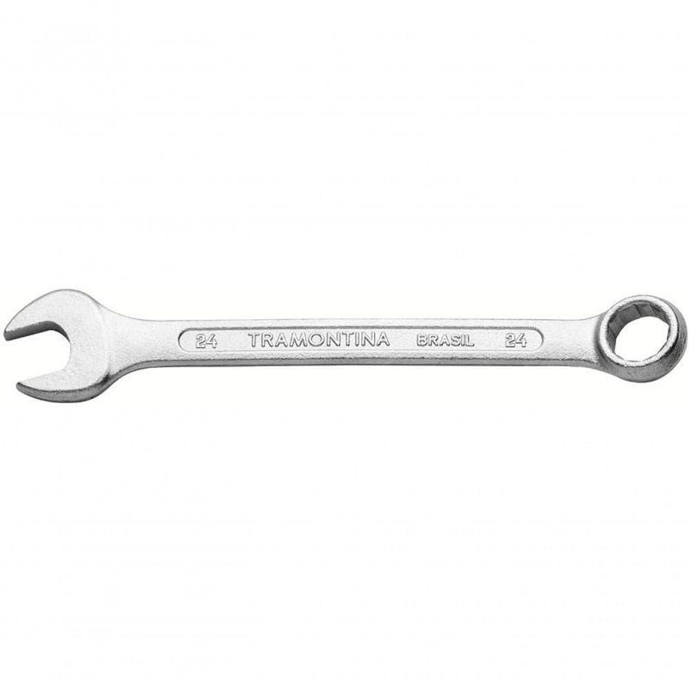 Chave Combinada Tramontina Basic 24mm Em Aço Especial Cromado