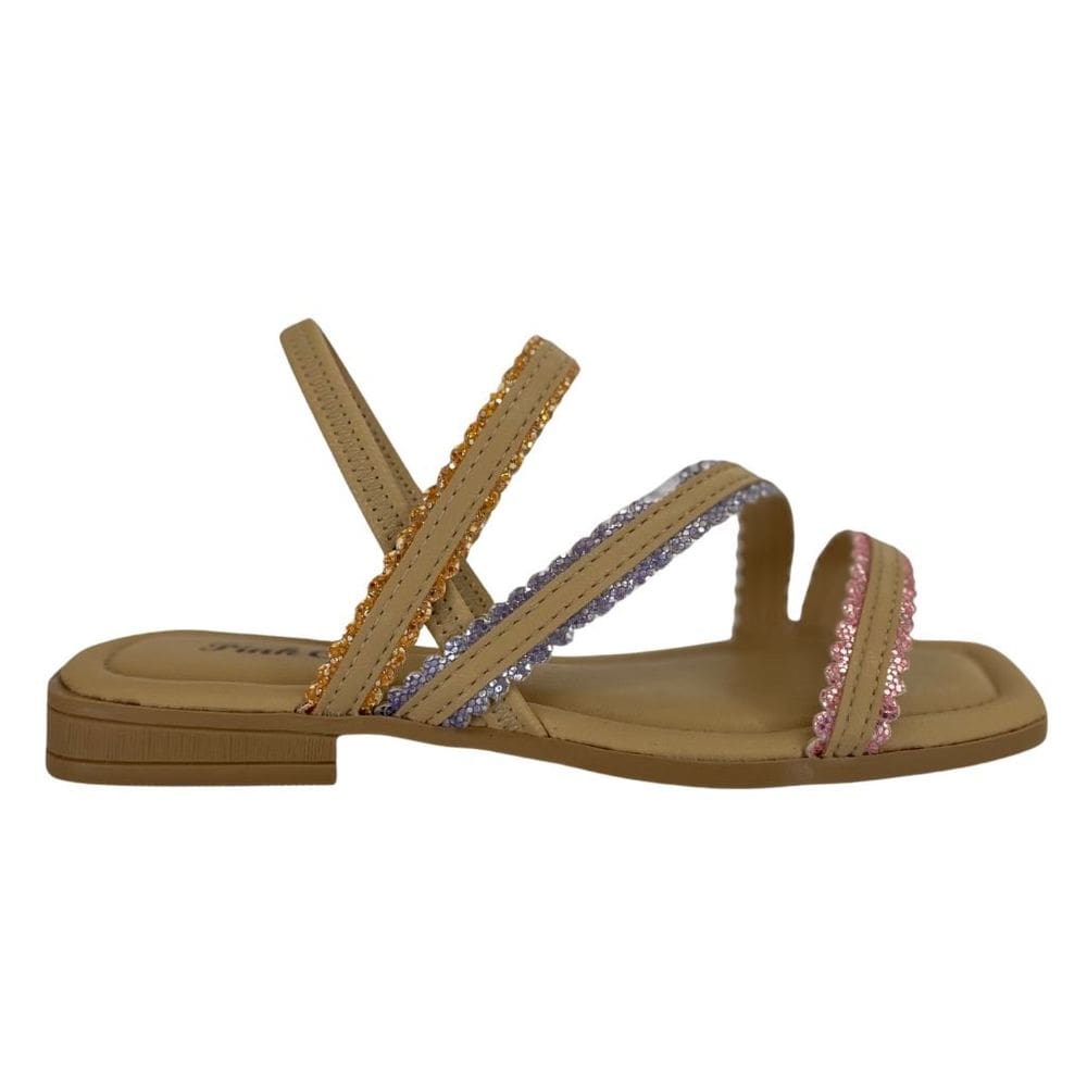 Sandália Pink Cats V5852 Infantil Granola casual