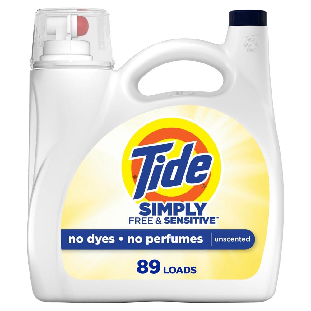 Detergente para roupa Tide Simply Free & Sensitive 2,75 L 89 cargas
