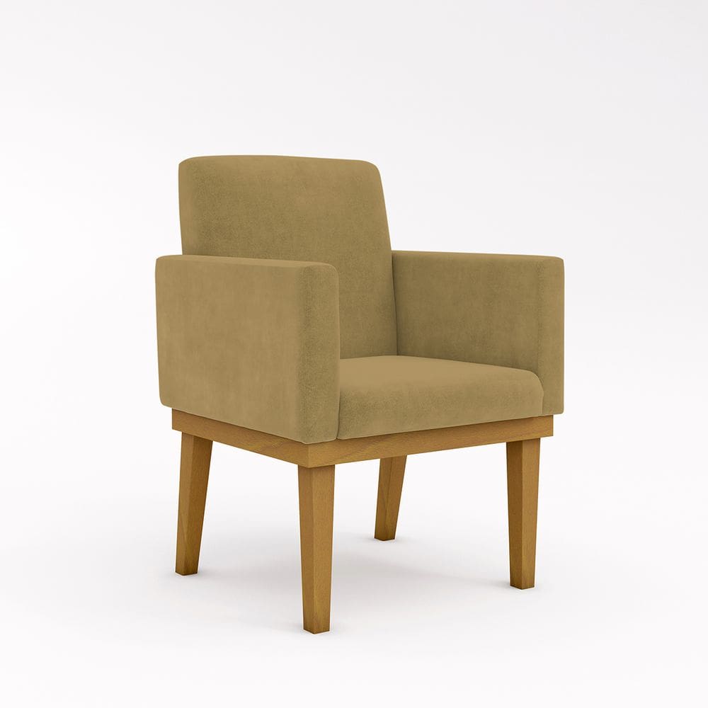 Poltrona Reforçada Penteadeira Quarto Balaqui Decor