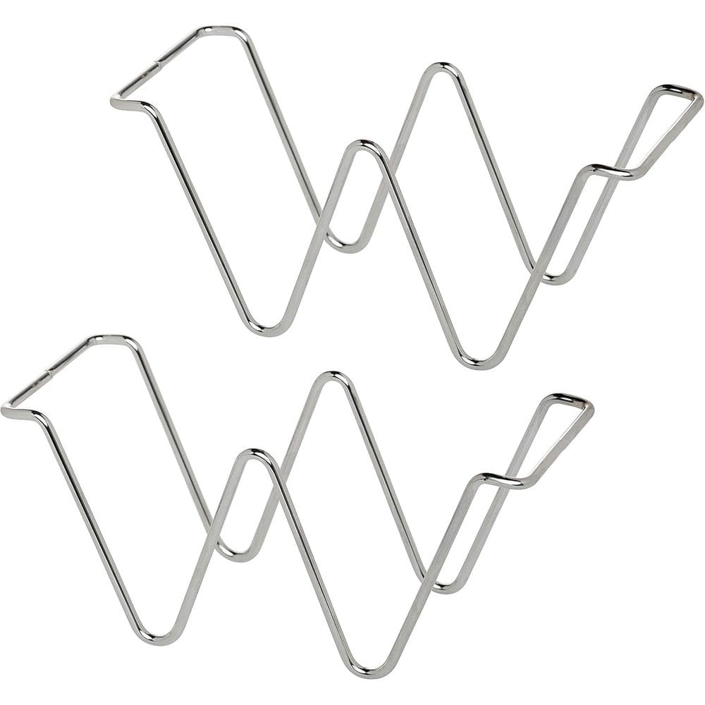 Conjunto de cozinha Taco Racks HIC de 2 fios de aço cromado