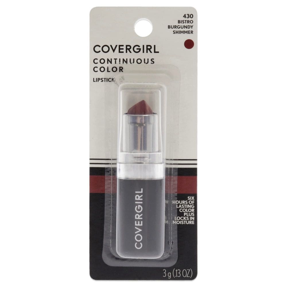 Batom COVERGIRL Continuous Color 430 Bistro Burgundy 3,8 mL