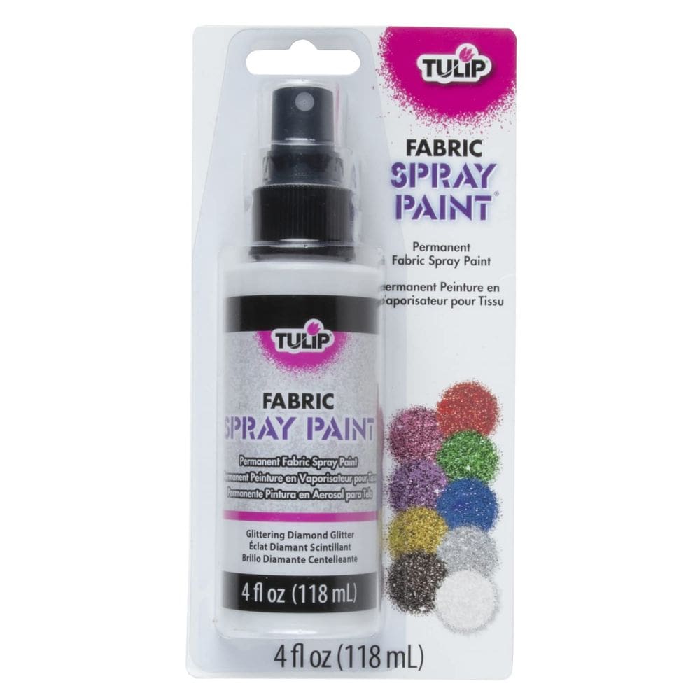 Tinta para tecido em spray Tulip Glittering Diamond 120mL