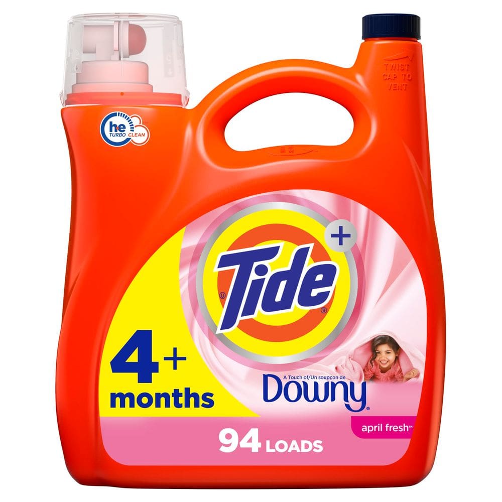 Detergente para roupa Tide plus Downy April Fresh 3,9 L 94 cargas