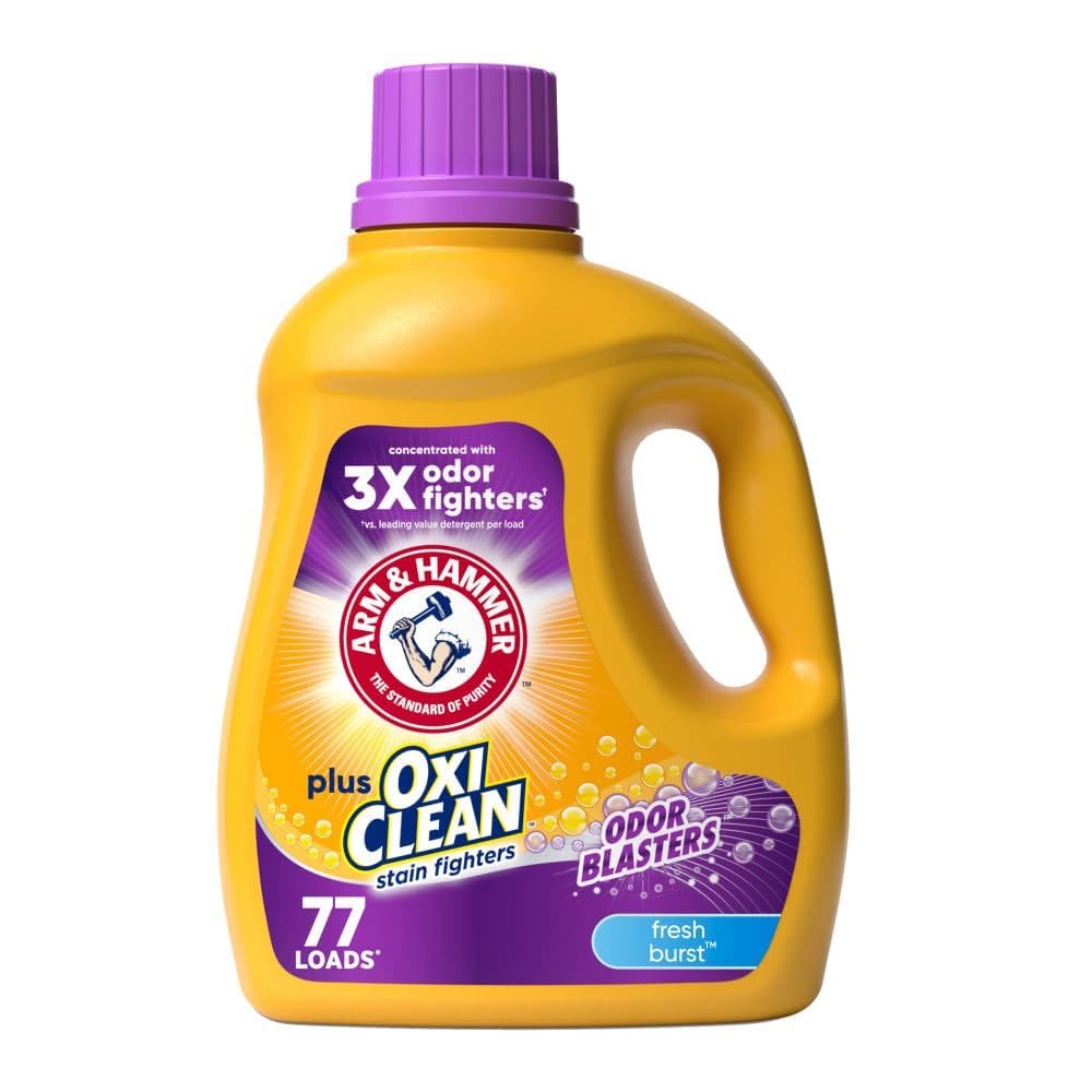 Detergente líquido para roupa Arm & Hammer Plus OxiClean 2.97L