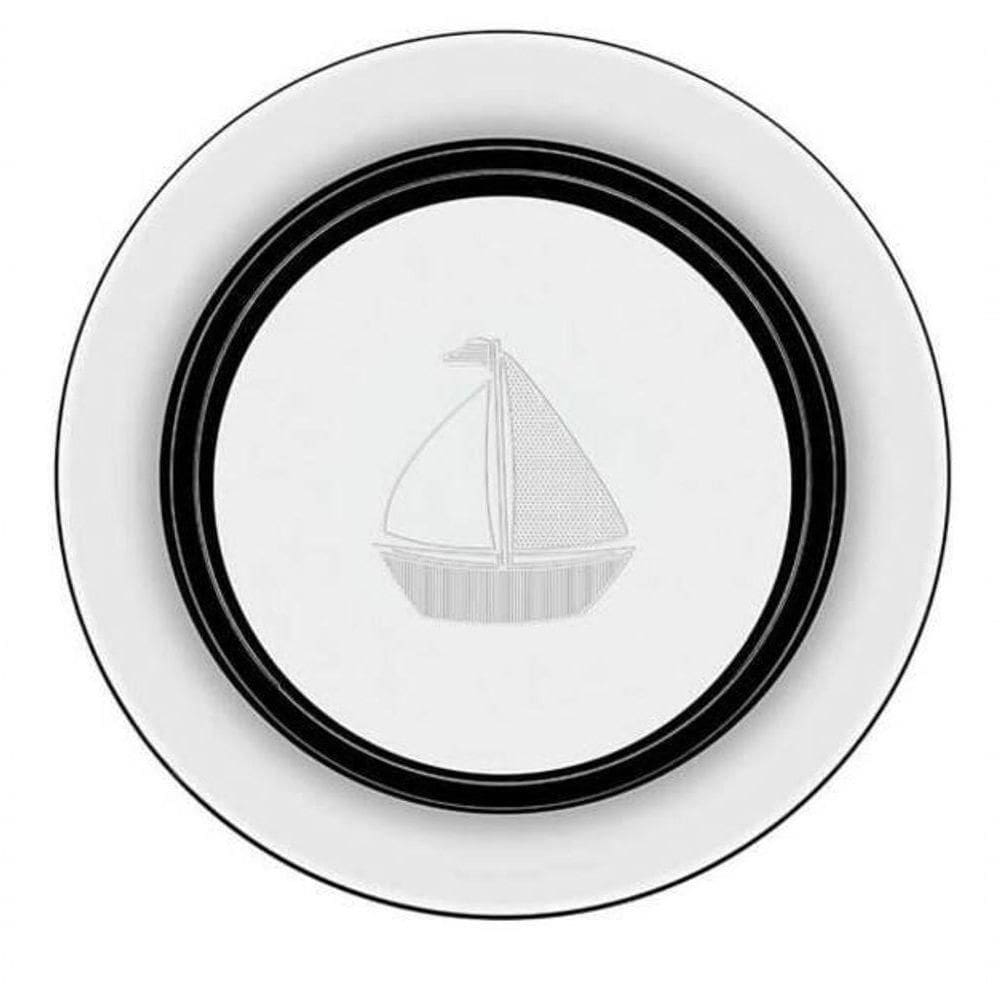 Prato Infantil Tramontina Le Petit Barquinho 23cm Em Aço Inox