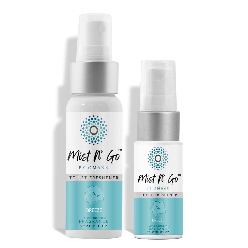 Spray de banheiro Mist N` Go Travel Eliminador de odores 60mL x1 + 30mL x1