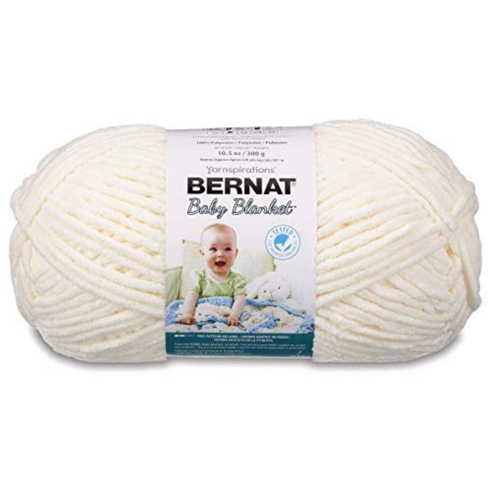 Manta de bebê Yarn Bernat Big Ball Vanilla 300g