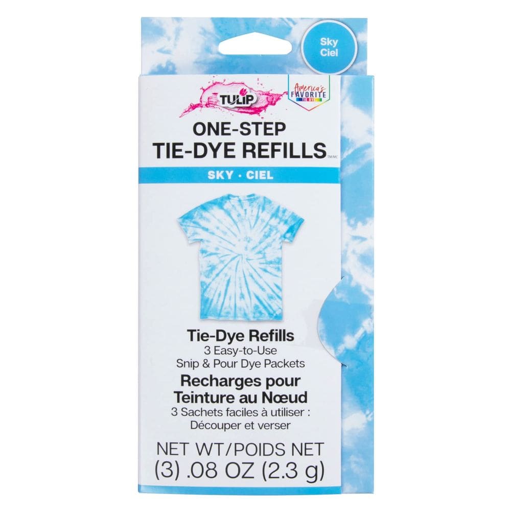 Pacotes de recarga de tinta Tulip One-Step Tie-Dye Kit Sky 120 ml