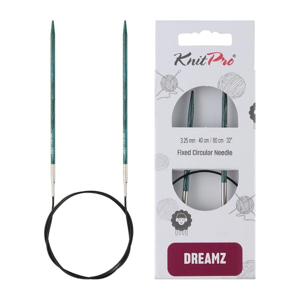 Agulhas circulares fixas KnitPro Dreamz 80cm US 3 (3,25 mm)