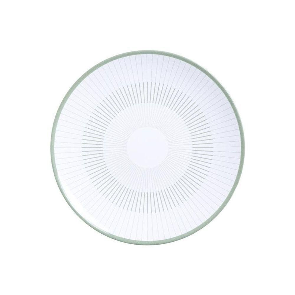 Prato Sobremesa Tramontina Lineare 19cm Em Porcelana Decorada