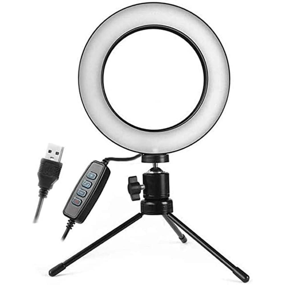 Anel De Luz Led 16 Cm Youtuber Blogueira + Tripé