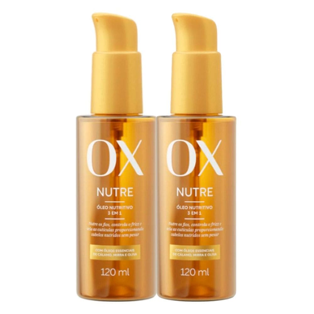 Kit 2 Óleo Nutritivo Ox Nutre 120ml