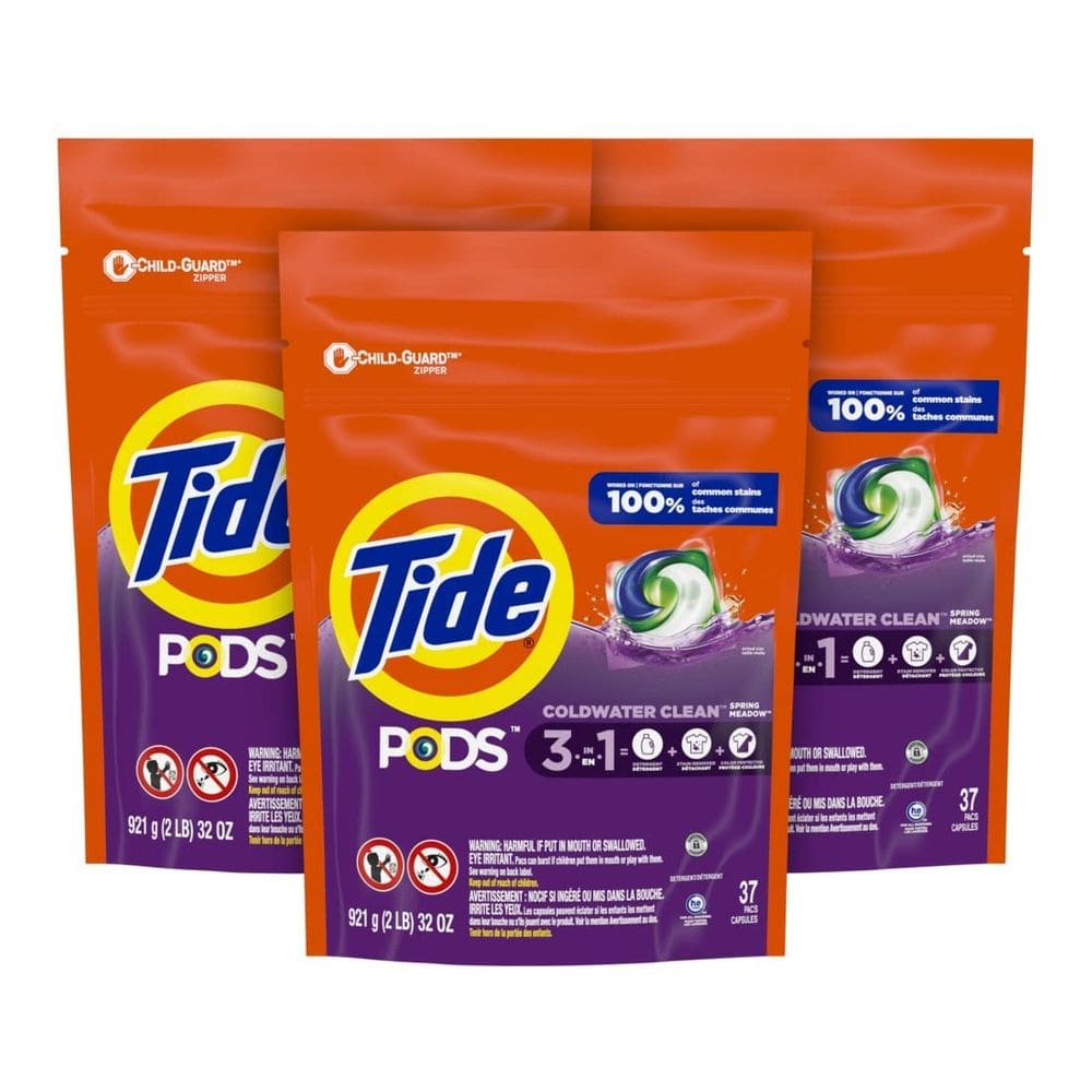 Sabonete em pó em cápsulas Tide PODS Spring Meadow 111 unidades