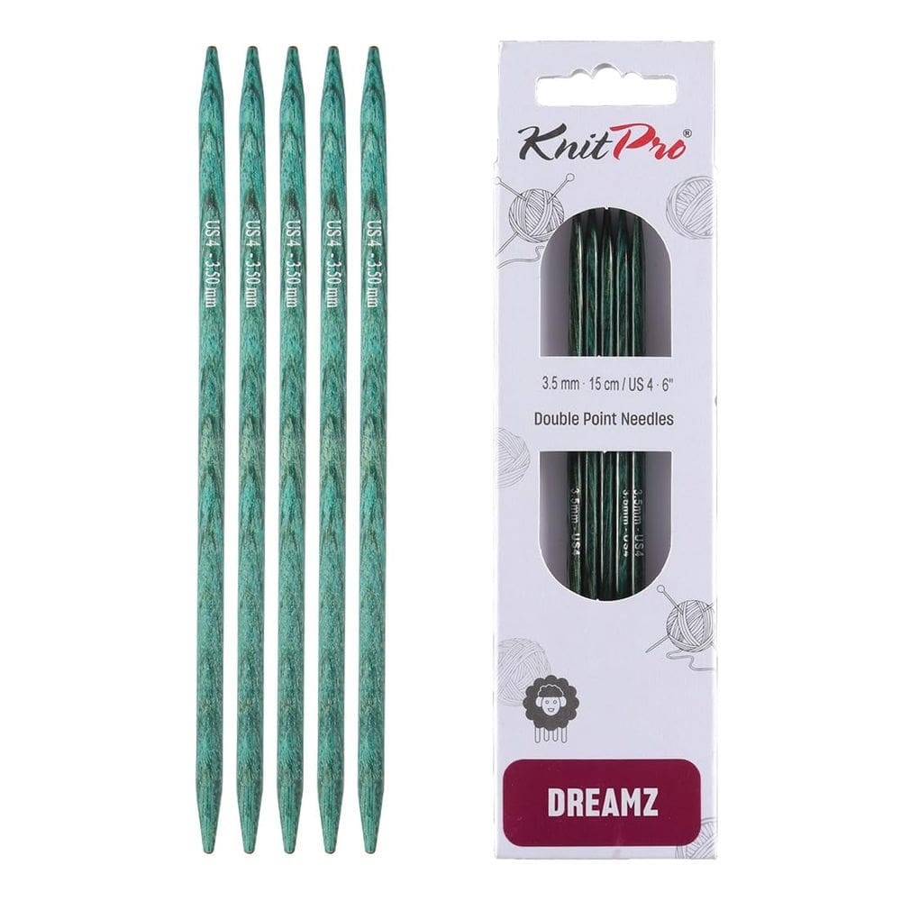 Agulhas de ponta dupla KnitPro Dreamz US, tamanho 4 (3,50 mm)