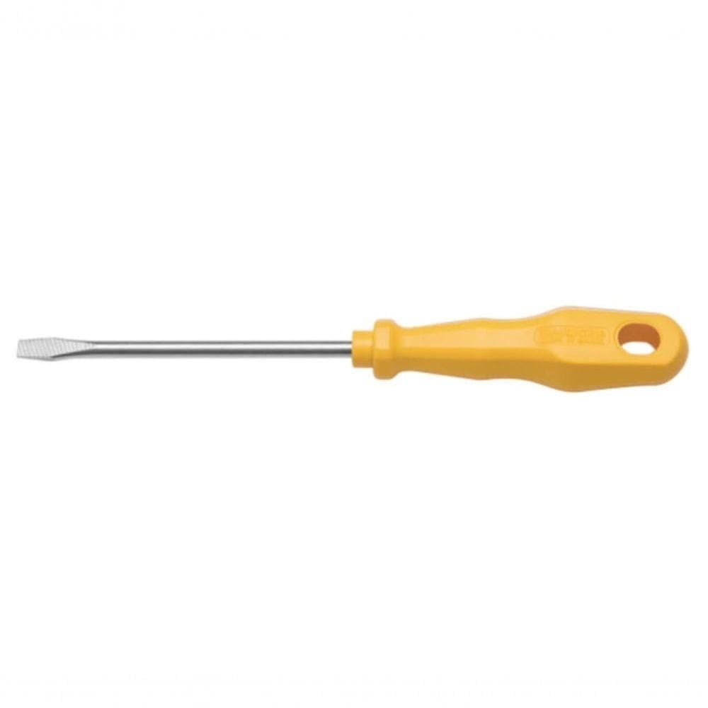 Chave De Fenda Tramontina Master Yellow Com Ponta Chata 3-16x4”