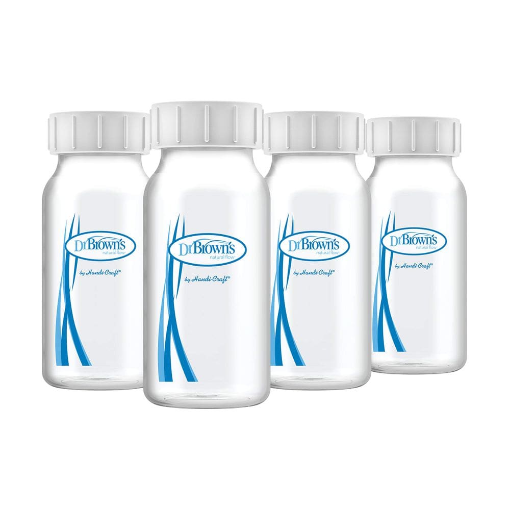 Frascos de coleta de leite materno Dr. Brown`s 120ml, pacote com 4