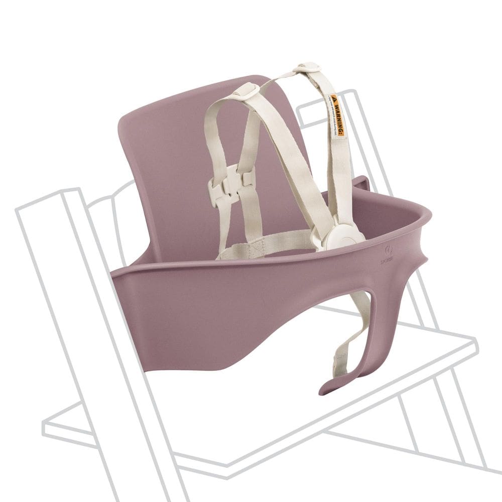 Cadeira alta Stokke Tripp Trapp Baby Set 2 Heather Mauve 6-36M