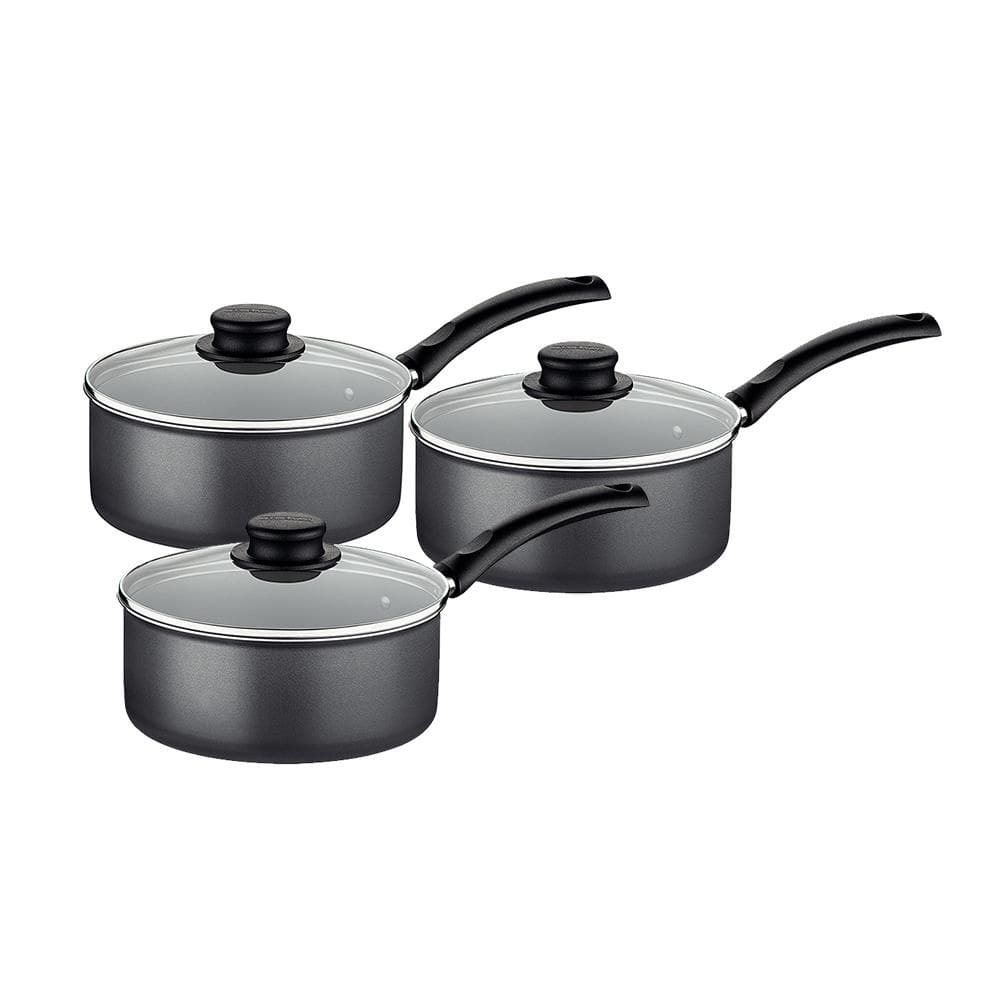 3 Panelas Turim Alumínio grafite Antiaderente 16cm 1,4L PTC - Tramontina