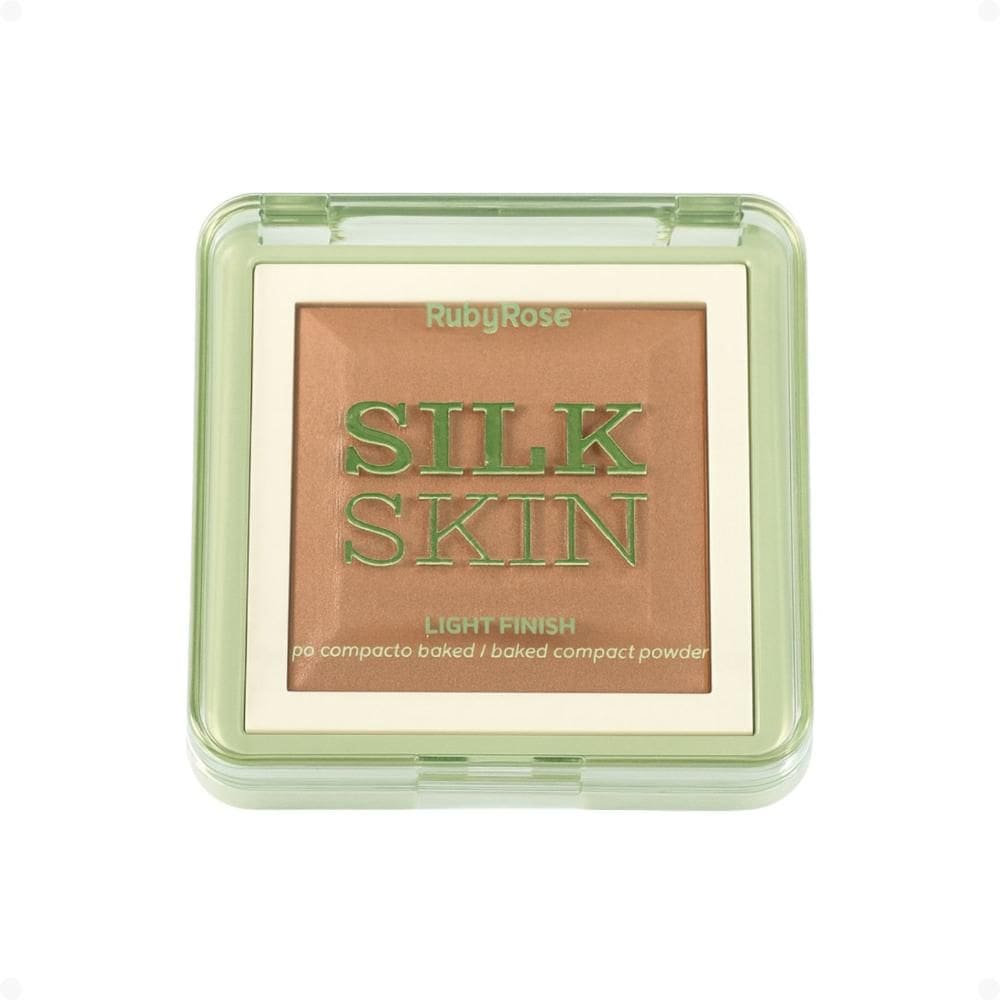 Pó Compacto Ruby Rose Silk Skin Light Finish PC40 HB-M403-4