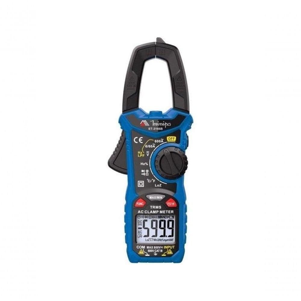 Alicate Amperímetro Et-3166b Azul-preto Minipa