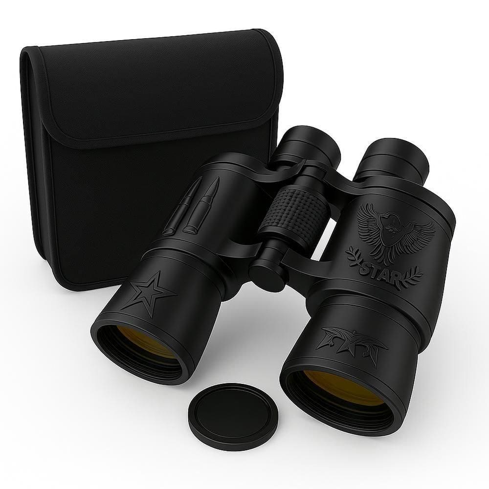 Binoculo Profissional Longo Alcance 1000m Emborrachado 20x50 Astronomico Lente Espelhada Capa Bussola Hd Grande Resisten