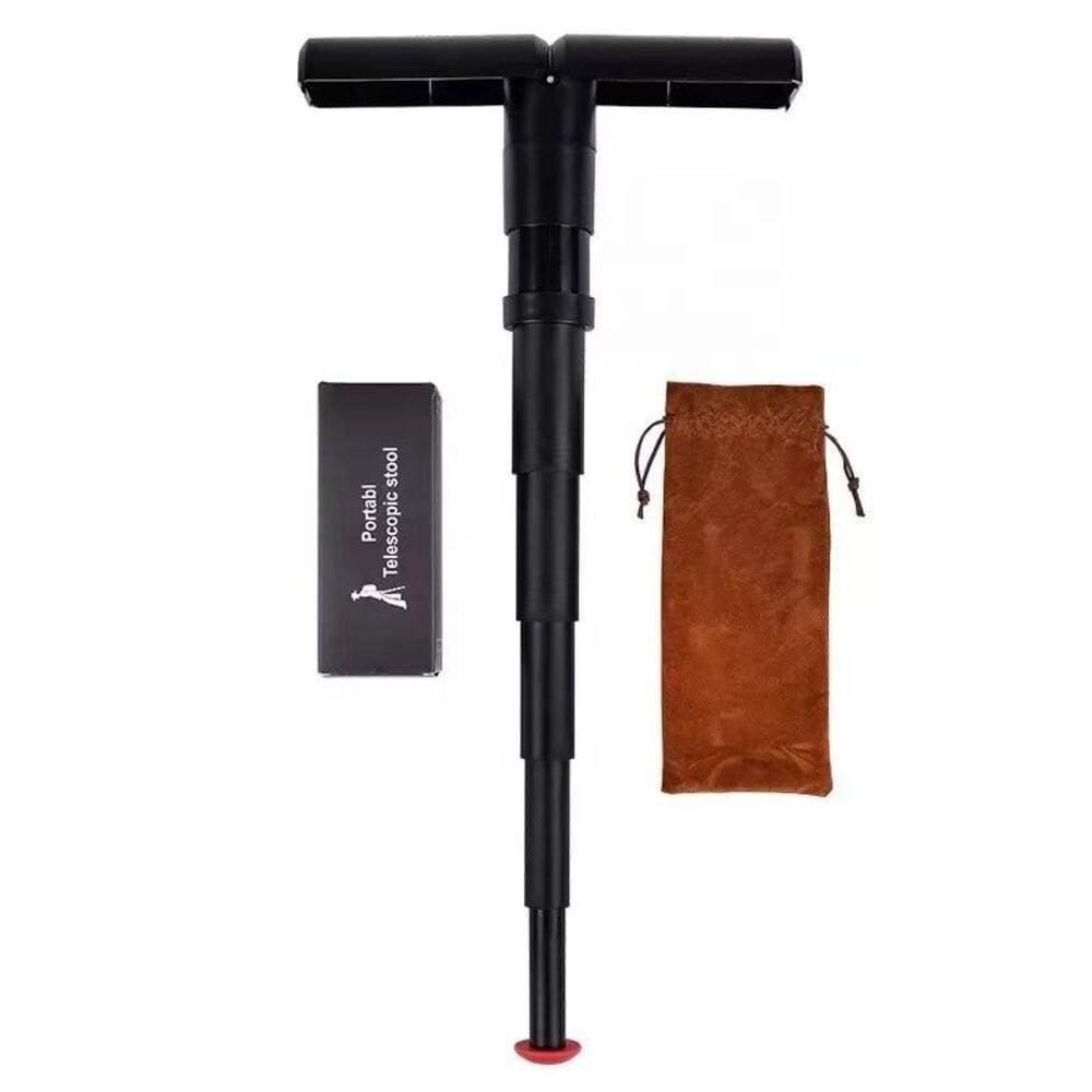 Banqueta Portatil Retratil Dobravel Compacta Sitpack Cadeira Banco Banquinho Fila Pescaria Show Telescopico