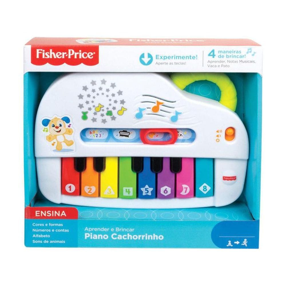 Fisher-Price Piano Cachorrinho - Mattel GFX34