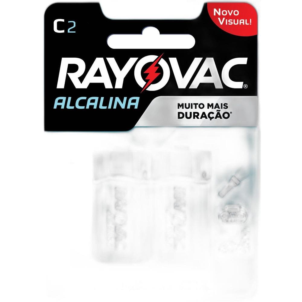 Pilha Rayovac Alcalina Média com 2