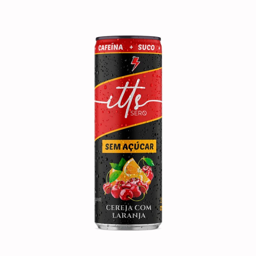 Energético Itts Sero Cereja com Laranja Sem Açucar 473ml
