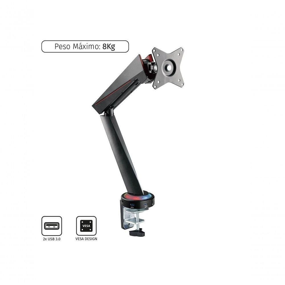 Suporte Gamer Para Monitor Com Usb 17 - 32 - Psgam1732